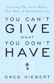 You Can't Give What You Don't Have